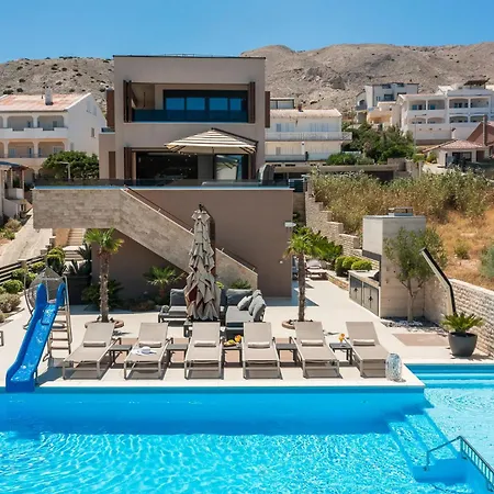 Villa Emma On Island Pag For 14 Persons With Sea View, Wellness & Pool Heating *
