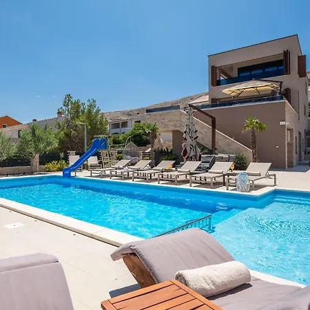 Emma On Island Pag For 14 Persons With Sea View, Wellness & Pool Heating Villa *